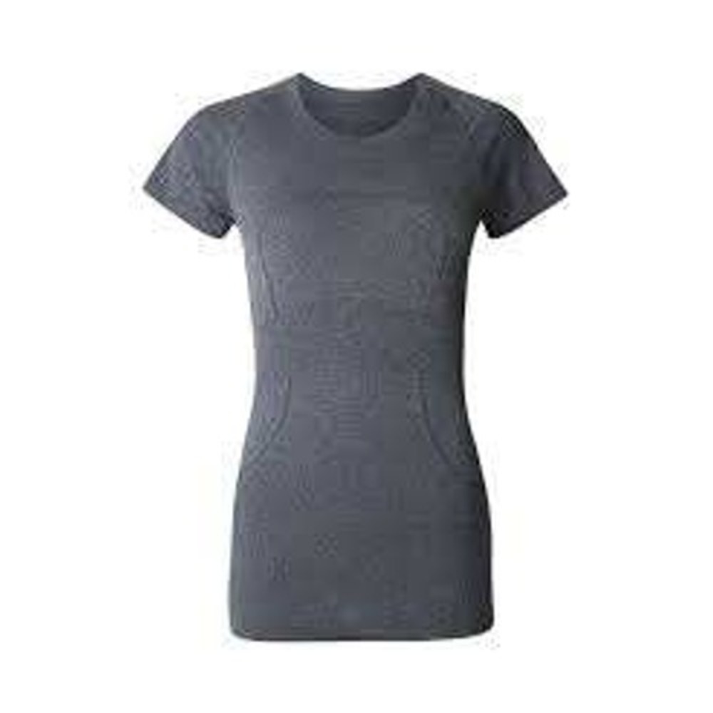 Lululemon Womens Swiftly Tech Short Sleeve Shirt Crew 2.0 Gray Heather Size 4